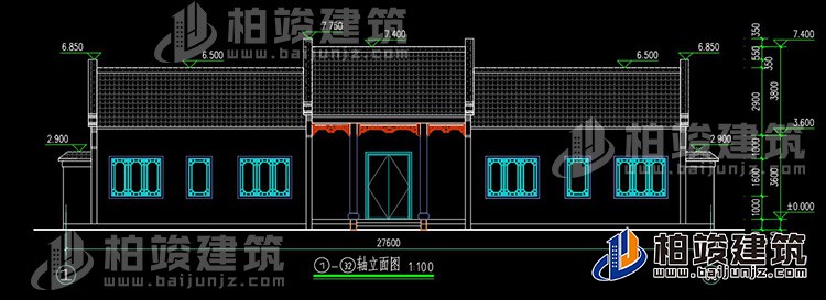 正立面圖