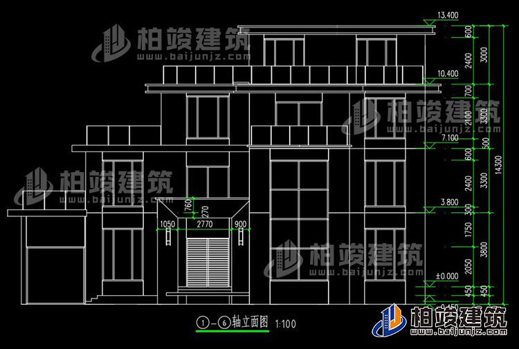 正立面圖