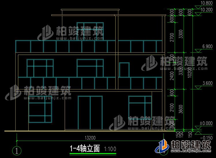 正立面圖