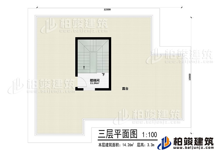 頂樓：樓梯間、露臺