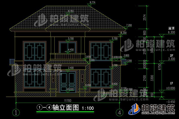 正立面圖