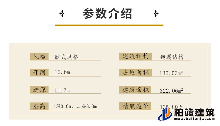 歐式風(fēng)格豪華自建房B1001-簡歐風(fēng)格